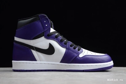 PURPLE JORDAN HIGH 1 AIR COURT 0719